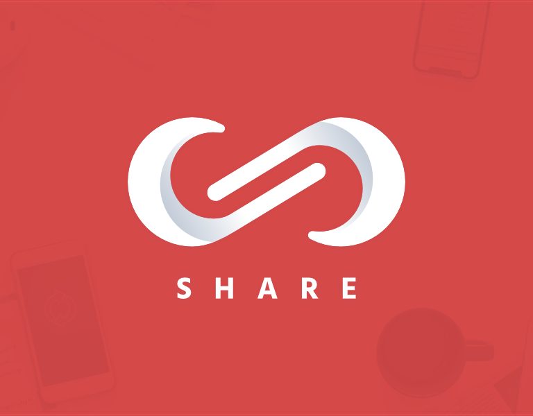 Share Letter Mark Logo Design
